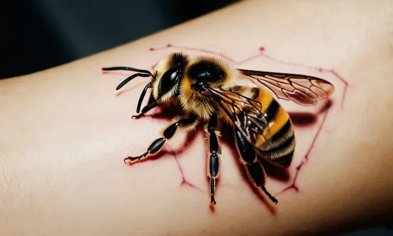 Bee Tattoo Meaning: Exploring The Symbolism Behind This Buzzing Ink