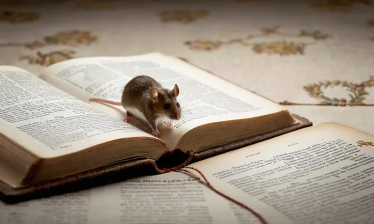 Biblical Meaning Of Mice In Dreams: A Comprehensive Guide