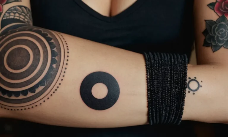 Black Circle Tattoo Meaning: Unveiling The Symbolism Behind This Enigmatic Design