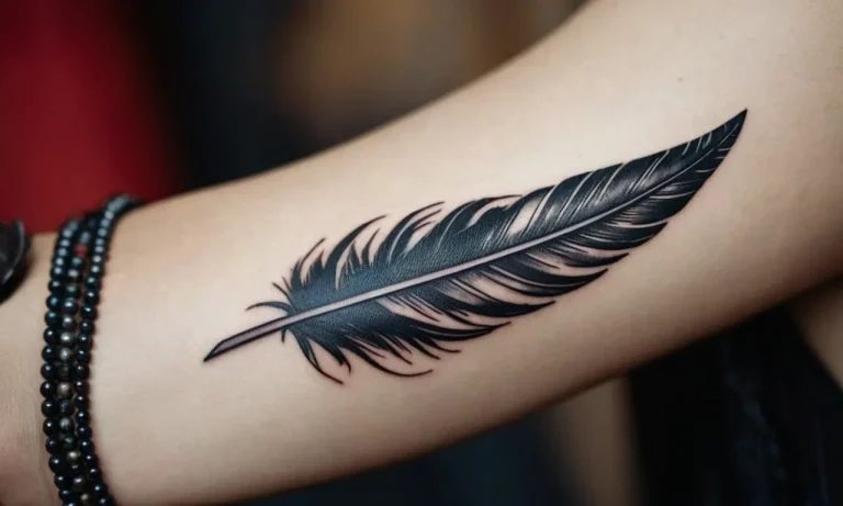 Black Feather Tattoo Meaning: Unveiling The Symbolism Behind This Enigmatic Design