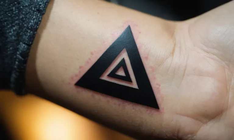 Black Triangle Tattoo Meaning: Unveiling The Symbolism Behind This Enigmatic Design