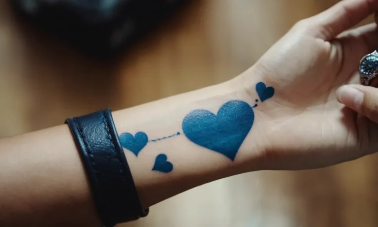 Blue Heart Tattoo Meaning: Exploring The Depths Of This Symbolic Ink