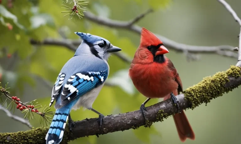 Blue Jay And Red Cardinal Together Meaning: Symbolism And Spiritual Significance