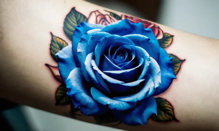 Blue Rose Tattoo Meaning: Unveiling The Enigmatic Symbolism