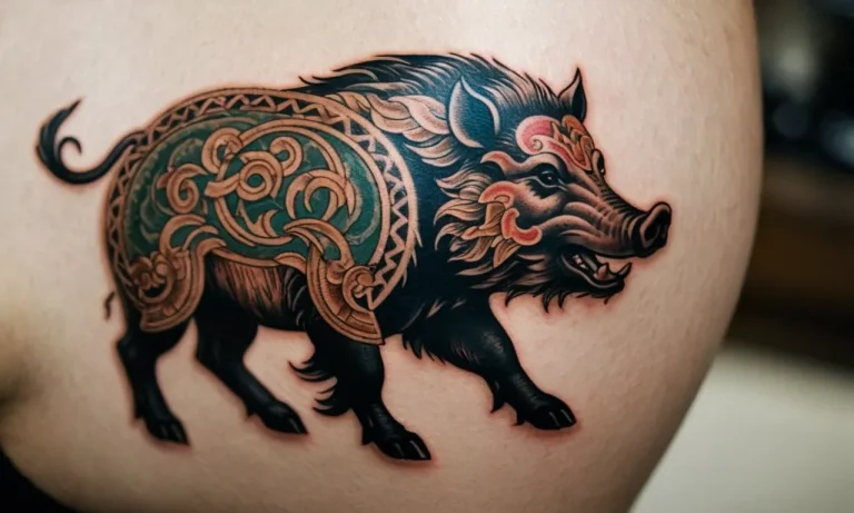Boar Tattoo Meaning: Exploring The Symbolism And Significance