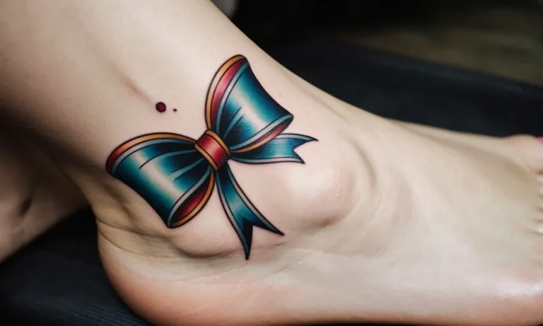 Bow Tattoo On Legs Meaning: A Comprehensive Guide