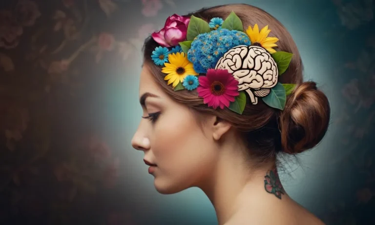 Brain With Flowers Tattoo Meaning: A Comprehensive Guide