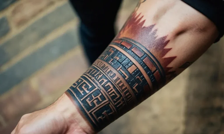 Brick Wall Tattoo Meaning: Exploring The Symbolism Behind This Iconic Design