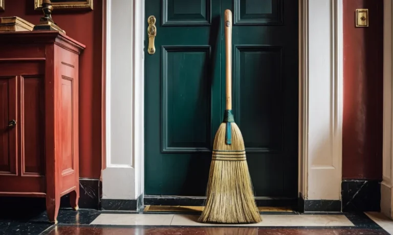 Broom Outside Front Door Meaning Military: A Comprehensive Guide