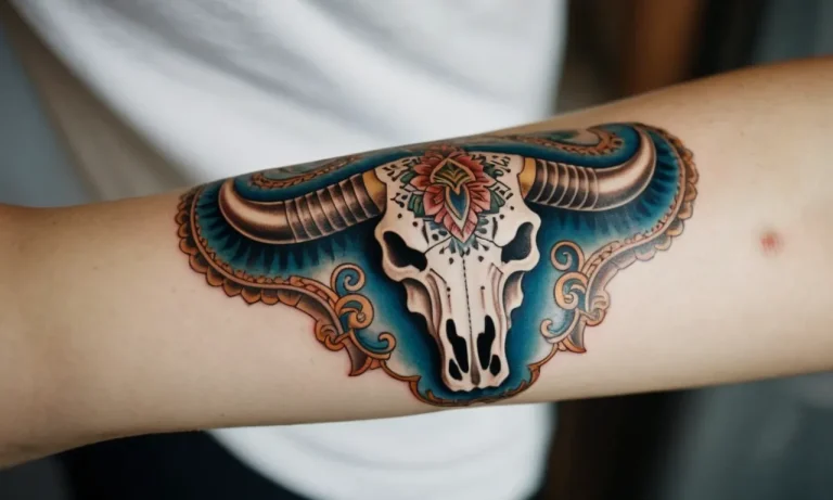 Bull Skull Tattoo Meaning: Exploring The Symbolism And Significance