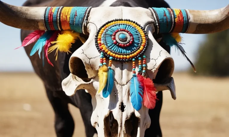 Bull Skull With Feathers Meaning: A Comprehensive Guide