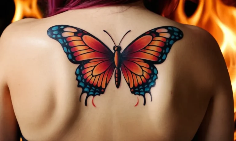 Burning Butterfly Tattoo Meaning: A Comprehensive Guide