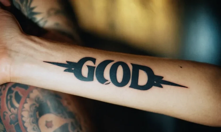 But God Tattoo Meaning: A Comprehensive Guide