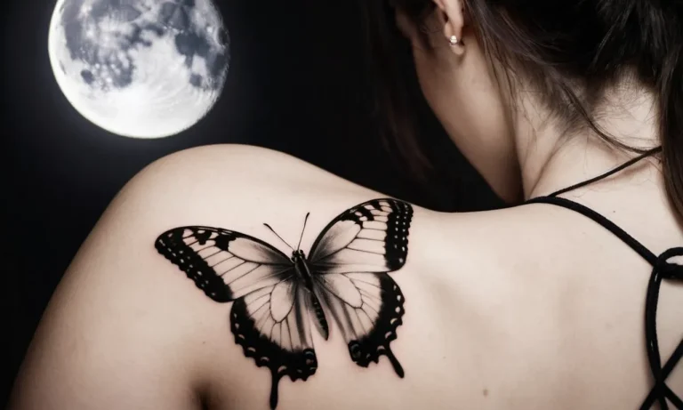 Butterfly And Moon Tattoo Meaning: A Comprehensive Guide