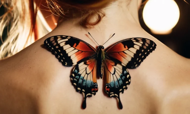 Butterfly Neck Tattoo Meaning: A Comprehensive Guide