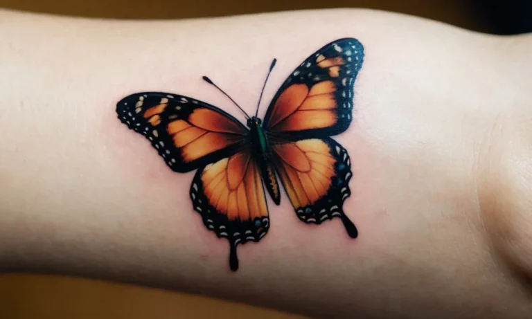 Butterfly Semicolon Tattoo Meaning: A Comprehensive Guide