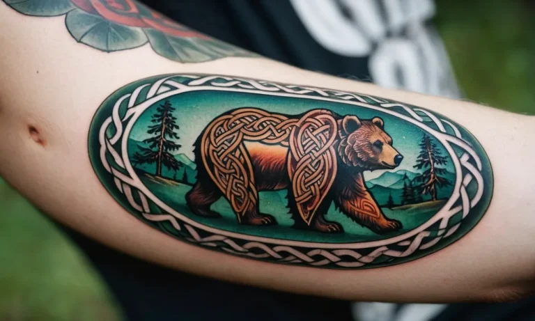 Unveiling The Profound Symbolism Of Celtic Bear Tattoos