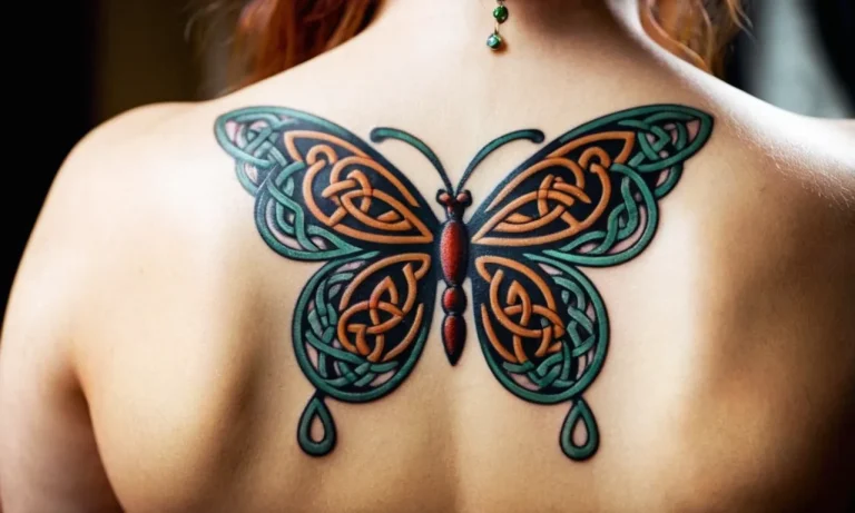 Unveiling The Profound Symbolism Of Celtic Butterfly Tattoos
