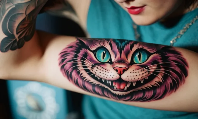 Cheshire Cat Tattoo Meaning: Unveiling The Enigmatic Symbolism