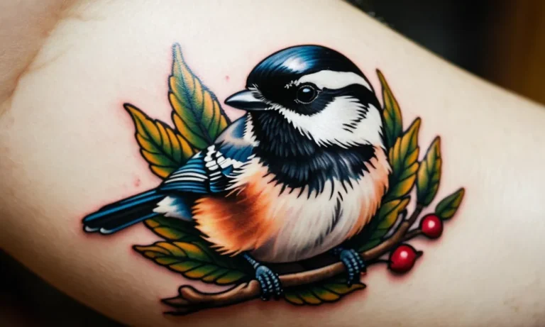 Chickadee Tattoo Meaning: Exploring The Symbolism Behind This Delightful Bird