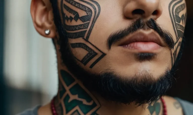 Chin Stripe Tattoo Meaning: Exploring The Symbolism And Significance
