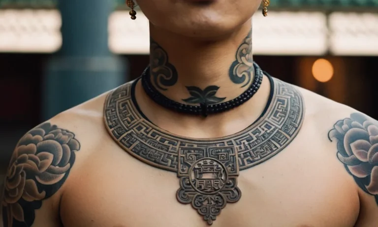 Chinese Neck Tattoo Meaning: Unveiling The Symbolism Behind This Intriguing Body Art