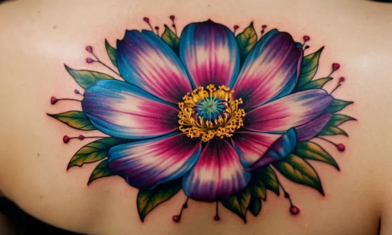 Cosmos Flower Tattoo Meaning: A Comprehensive Guide