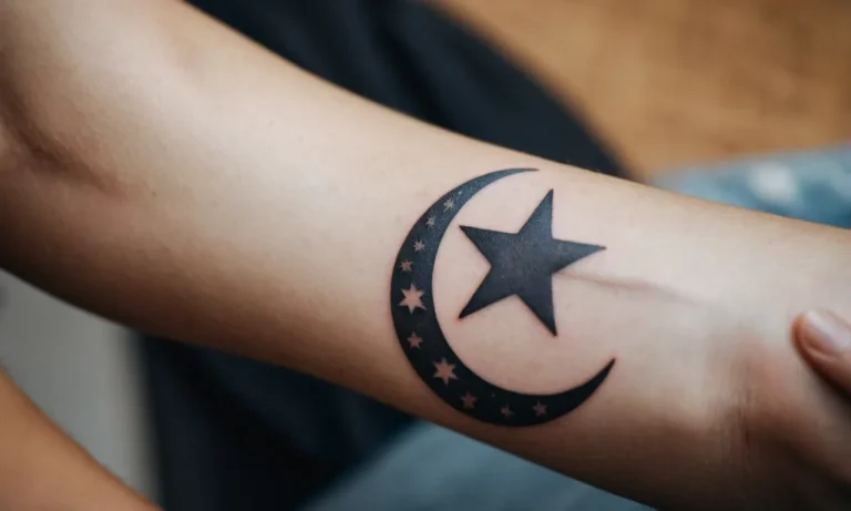 Crescent Moon And Star Tattoo Meaning: A Comprehensive Guide