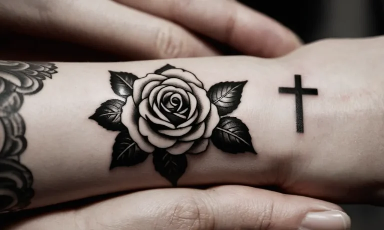 Cross And Rose Tattoo Meaning: A Comprehensive Guide