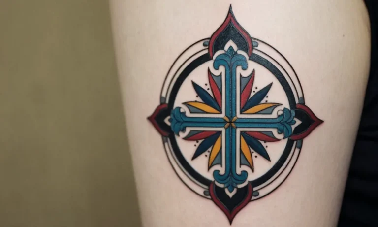 Cross Semicolon Tattoo Meaning: Exploring The Symbolism Behind This Unique Design