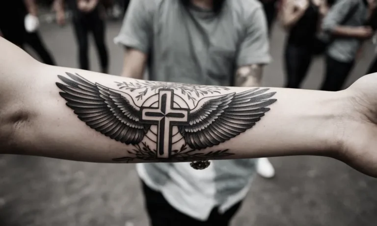 Cross With Birds Tattoo Meaning: A Comprehensive Guide