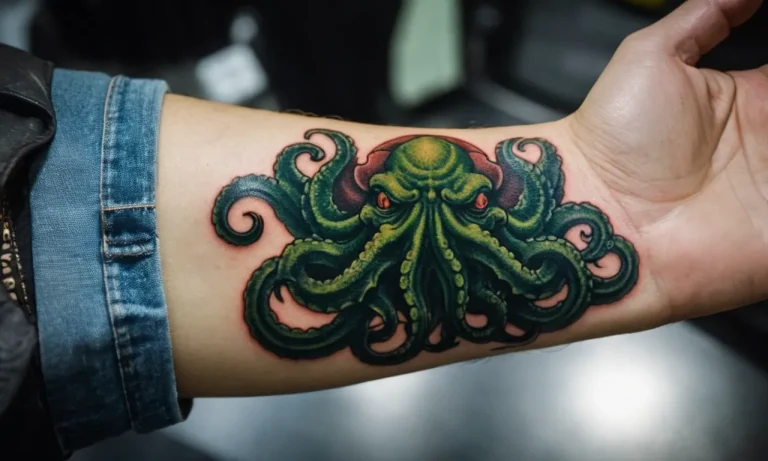 Cthulhu Tattoo Meaning: Unveiling The Mysteries Of The Cosmic Horror