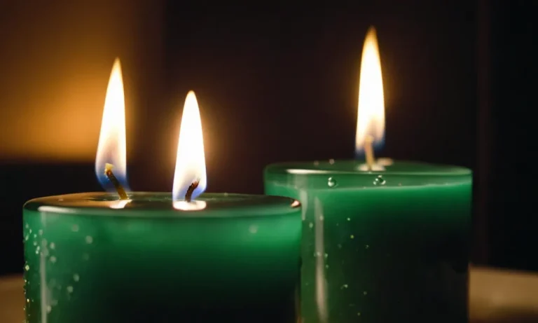 Dark Green Candle Meaning: A Comprehensive Guide
