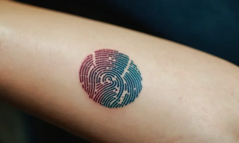 Deep Meaning Family Fingerprint Tattoo Designs: A Comprehensive Guide