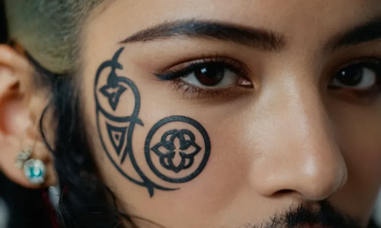 Deep Meaning Of Small Face Tattoos: Symbolism And Significance