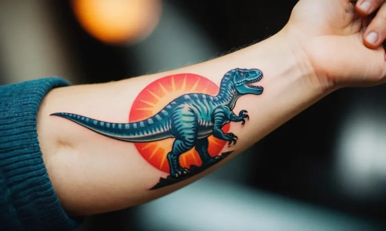 Dinosaur Tattoo Meaning: Exploring The Symbolism Behind These Prehistoric Designs