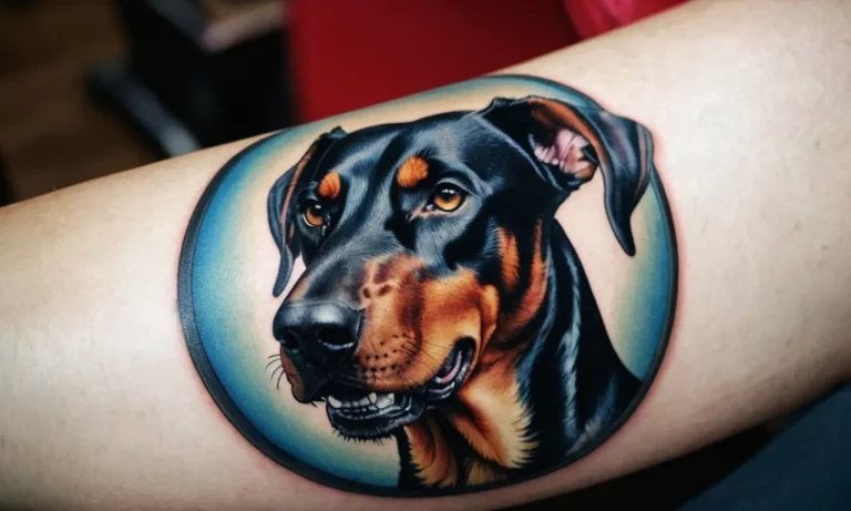 Doberman Tattoo Meaning: Exploring The Symbolism Behind This Iconic Breed