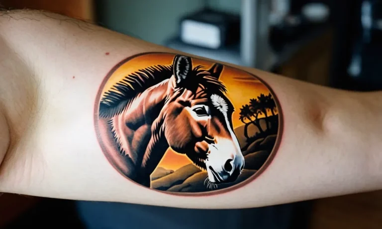 Donkey Tattoo Meaning: Exploring The Symbolism Behind This Unique Design