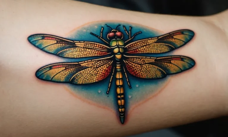 Dragonfly Tattoo Meaning: Unveiling The Symbolism Behind This Captivating Design