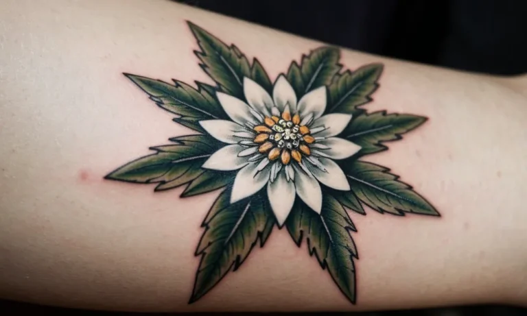Edelweiss Tattoo Meaning: Exploring The Symbolism Behind This Iconic Alpine Flower