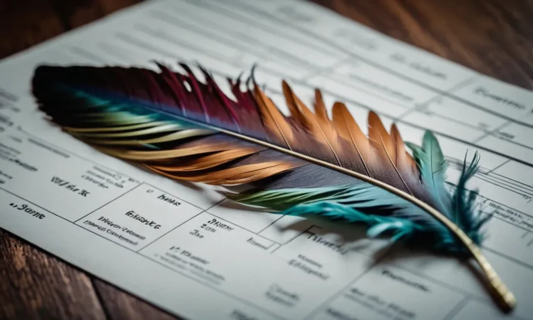 Feather Meaning Chart: Unraveling The Symbolic Significance Of Feathers