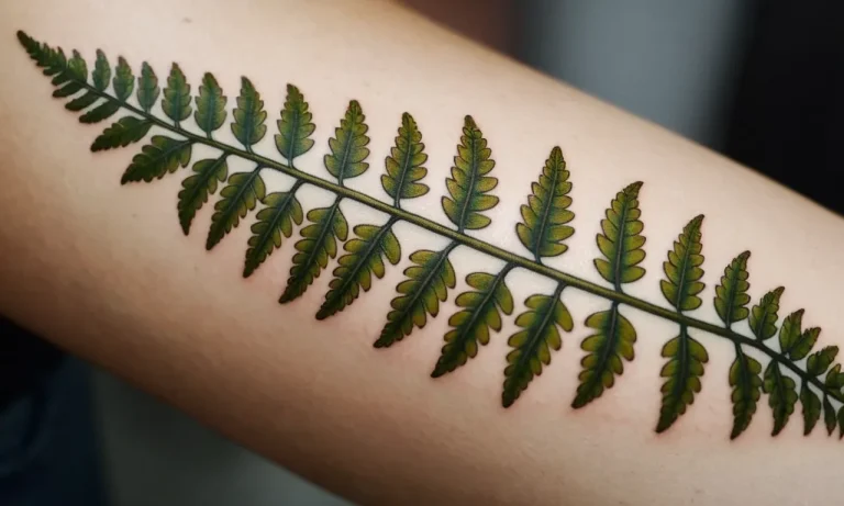 Fern Tattoo Meaning: Exploring The Symbolism And Significance