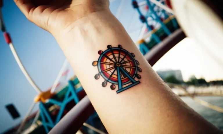 Ferris Wheel Tattoo Meaning: Exploring The Symbolism Behind This Iconic Design