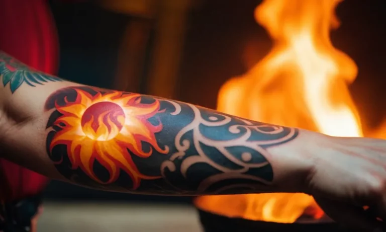 The Profound Meaning Behind Fire Tattoos: A Comprehensive Guide