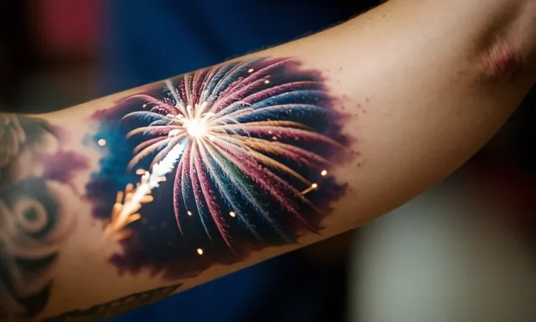Firework Tattoo Meaning: Exploring The Symbolism Behind This Vibrant Design