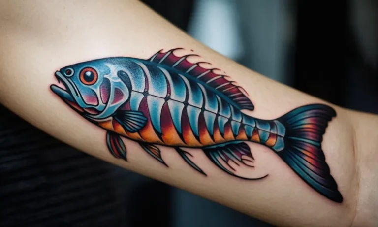 Fish Skeleton Tattoo Meaning: A Comprehensive Guide