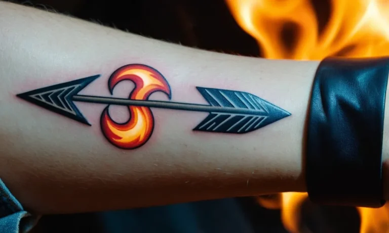 Flaming Arrow Tattoo Meaning: Exploring The Symbolism Behind This Fiery Design
