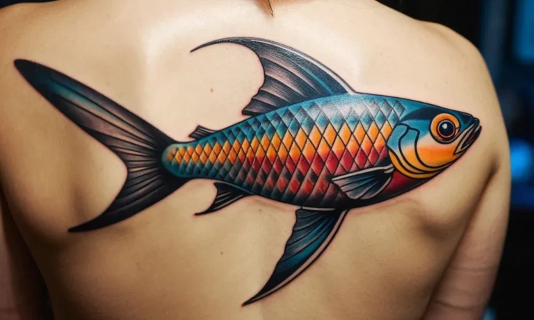 Unveiling The Symbolic Meaning Of Flying Fish Tattoos