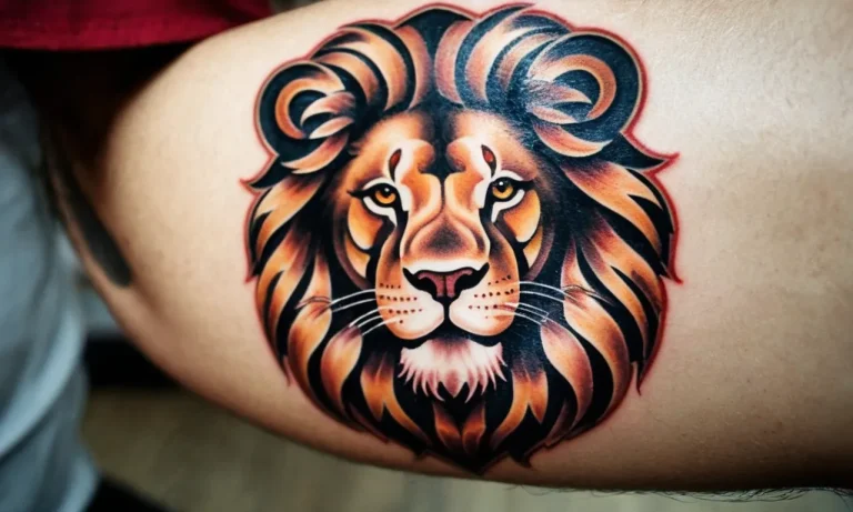 Forearm Lion Tattoo Meaning: Exploring The Symbolism And Significance
