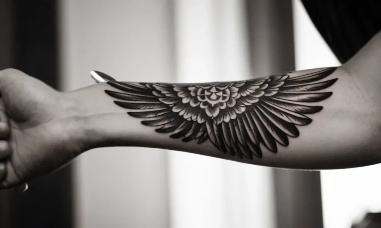 Forearm Wing Tattoo Meaning: A Comprehensive Guide